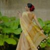 silk tissue gold silk saree