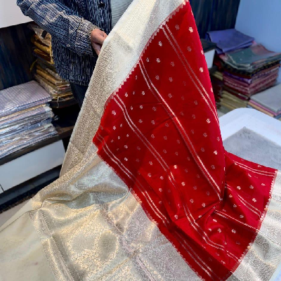 Premium Red Soft Silk Saree