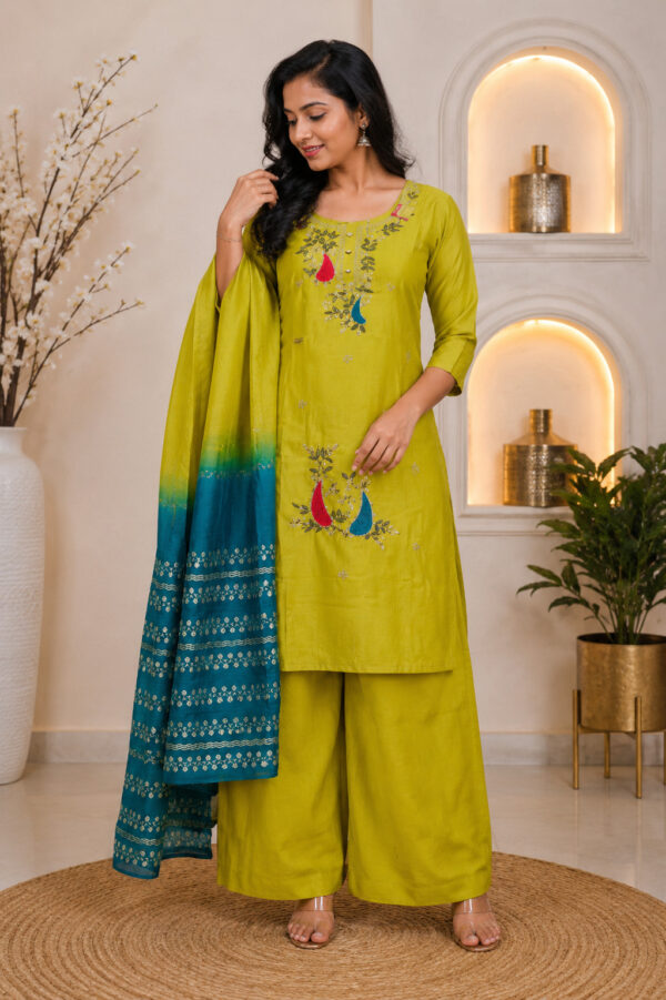 xxl party wear 3 piece set