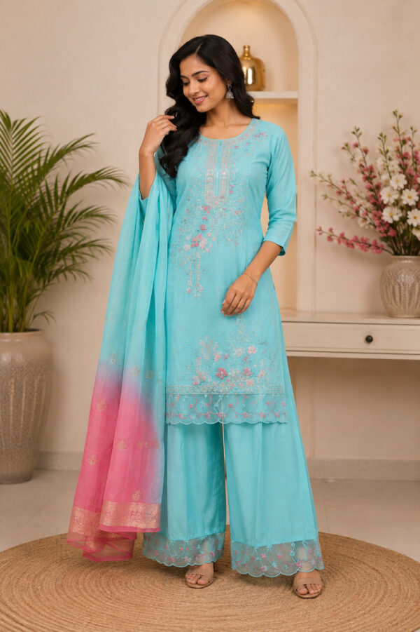 xxl party wear 3 piece set