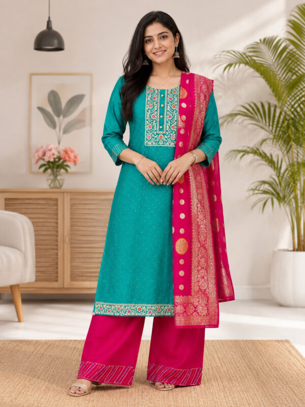 xxl party wear 3 piece set