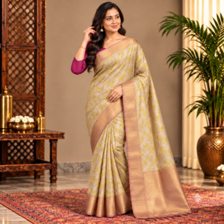 Elegant Chevron Saree