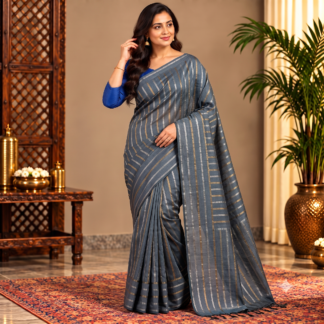 Striped Grey Elegance