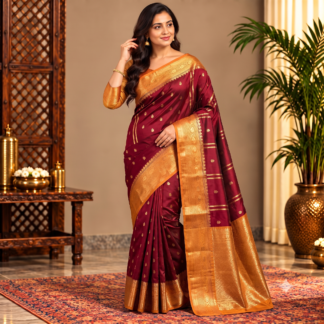 Red and Gold Elegance